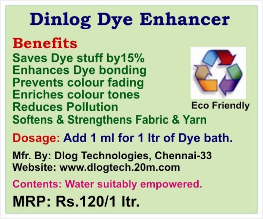 Dye Enhancer Label